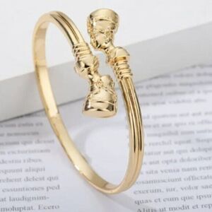 Egyptian Queen Nefertiti Bangles African Gold Bracelet